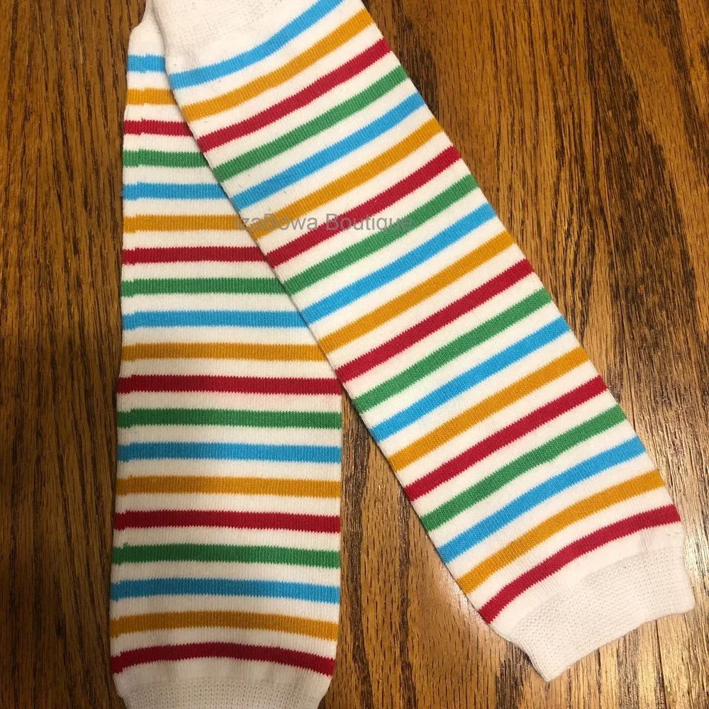 Multi Colored Stripe Legwarmer (2)